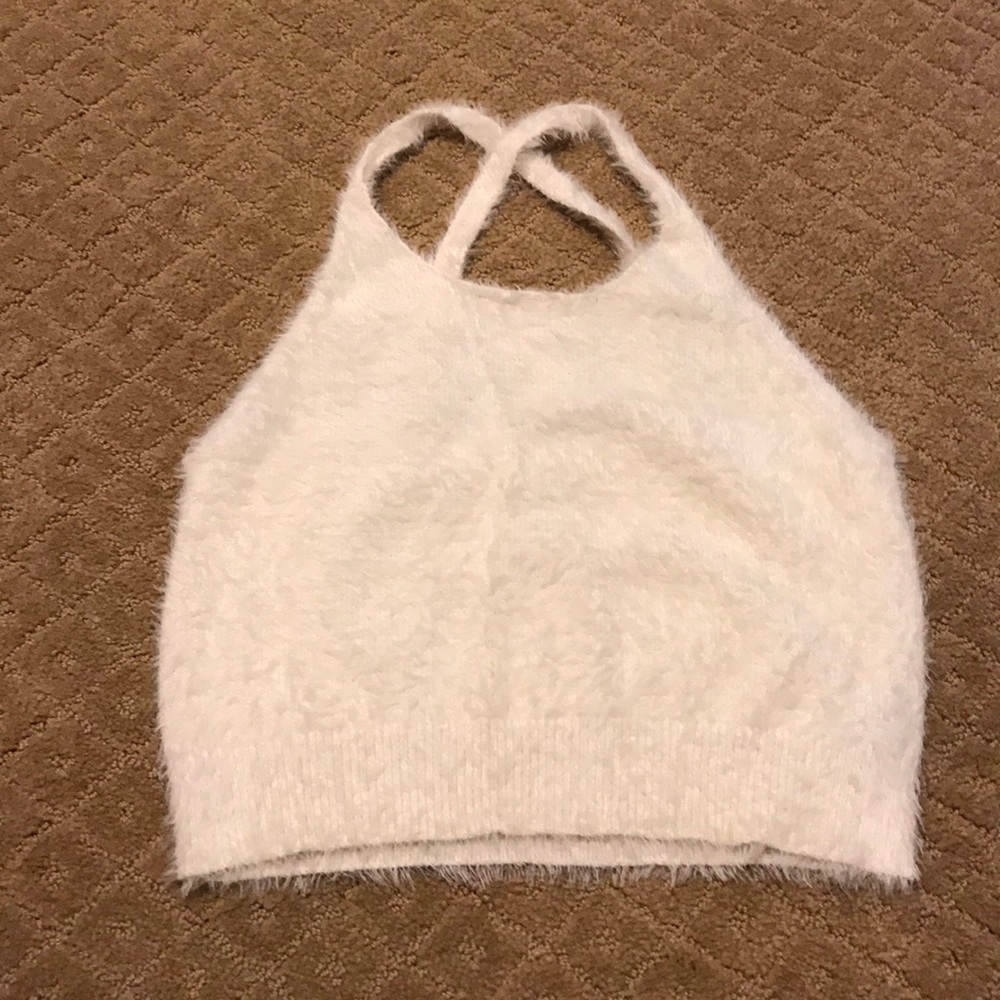 Aerie Halter Sweater Tank Top Size L